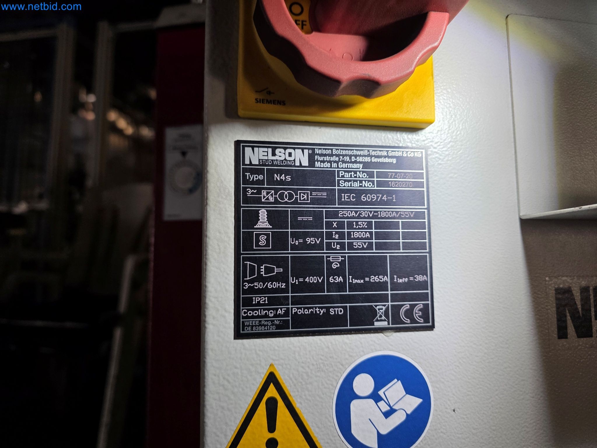 Bolzenschweißgerät Nelson N4S